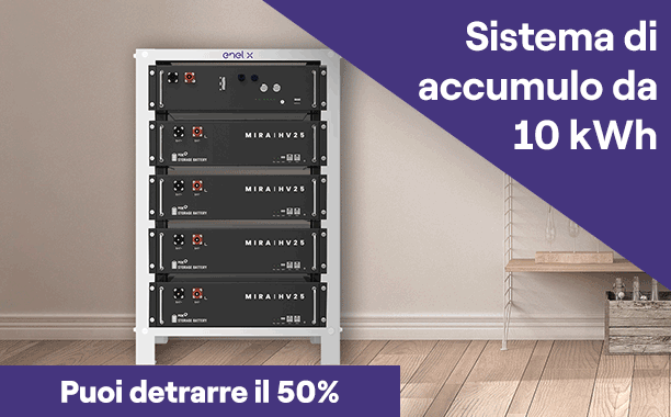 Sistemi di accumulo dell'energia domestica